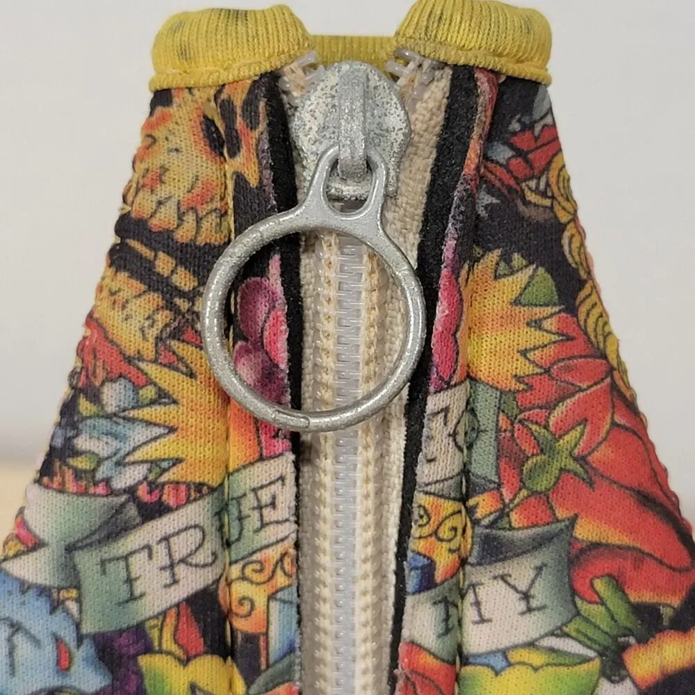 Ed Hardy Tall Bottle Zip Koozie